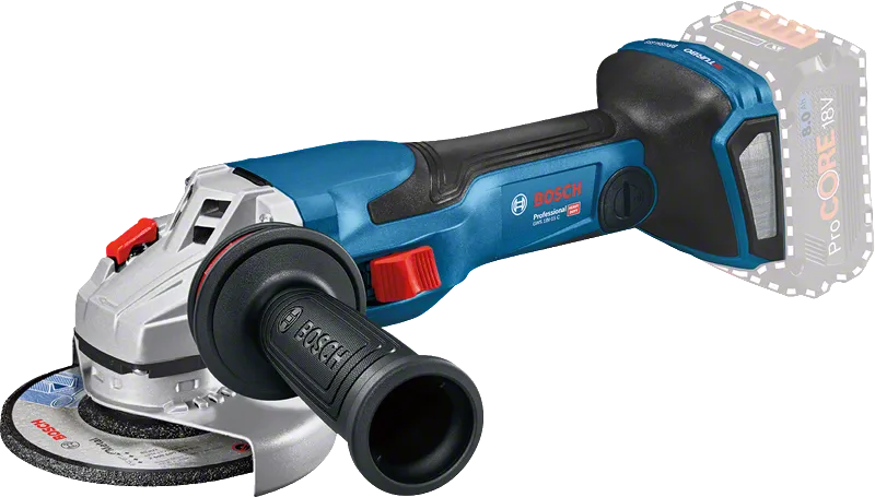 Cordless BITURBO angle grinder - GWS 18V-15 C Professional