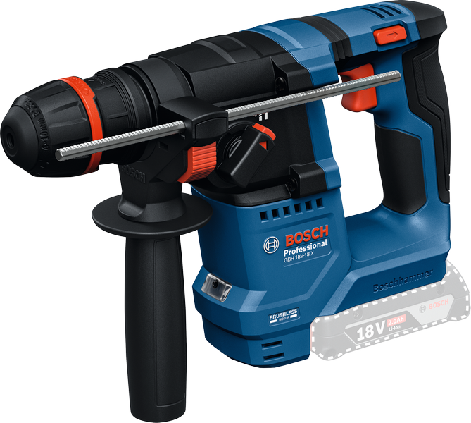 Cordless rotary hammer with ONECHUCK - GBH 18V-18 X Professional