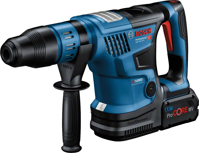 Cordless rotary hammer BITURBO with SDS max - GBH 18V-36 C Professional