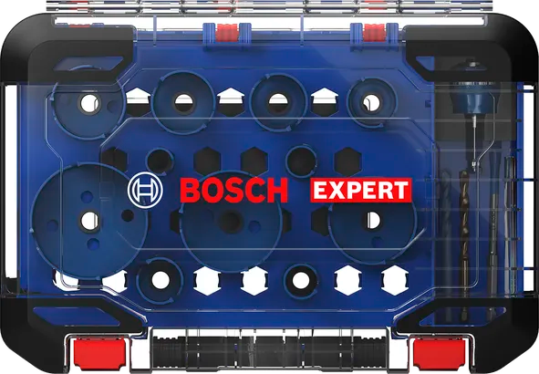 Universal hole saw set EXPERT Construction Material PC Plus